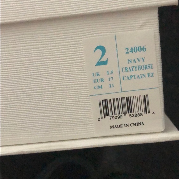 Ralph Lauren baby shoes -navy - Picture 2 of 4